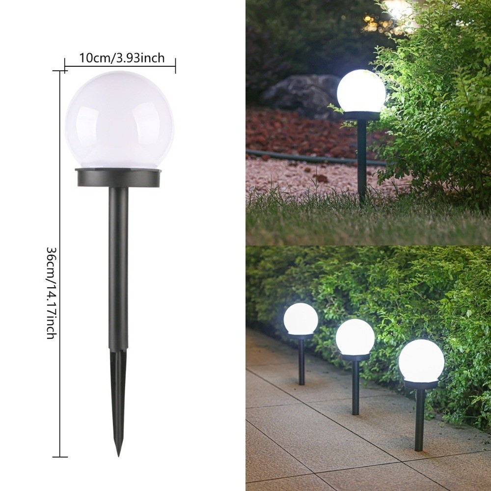 Smart Garden Led Lights - 4pcs Smart Solar Powered LED Outdoor