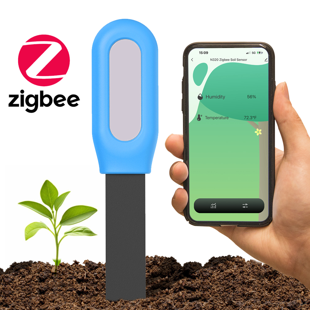 Smart Garden Usa - 1PCS Tuya Zigbee Soil Sensor Humidity