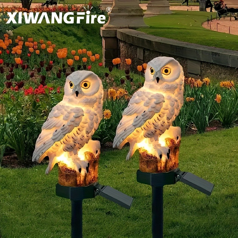 Smart Zen Garden - Solar Owl Statue Garden Light LED