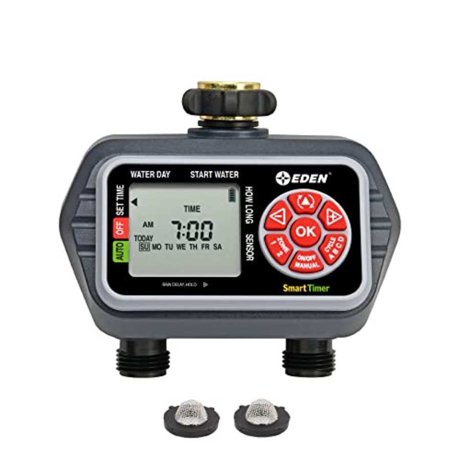 Smart Garden Usa - 93412 Programmable Digital Water Timer 2-Zone