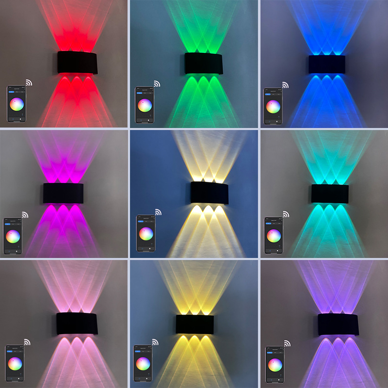 6W 8W RGBW Up Down LED Wall La – Smart Garden Led Lights Bewertung und Preis
