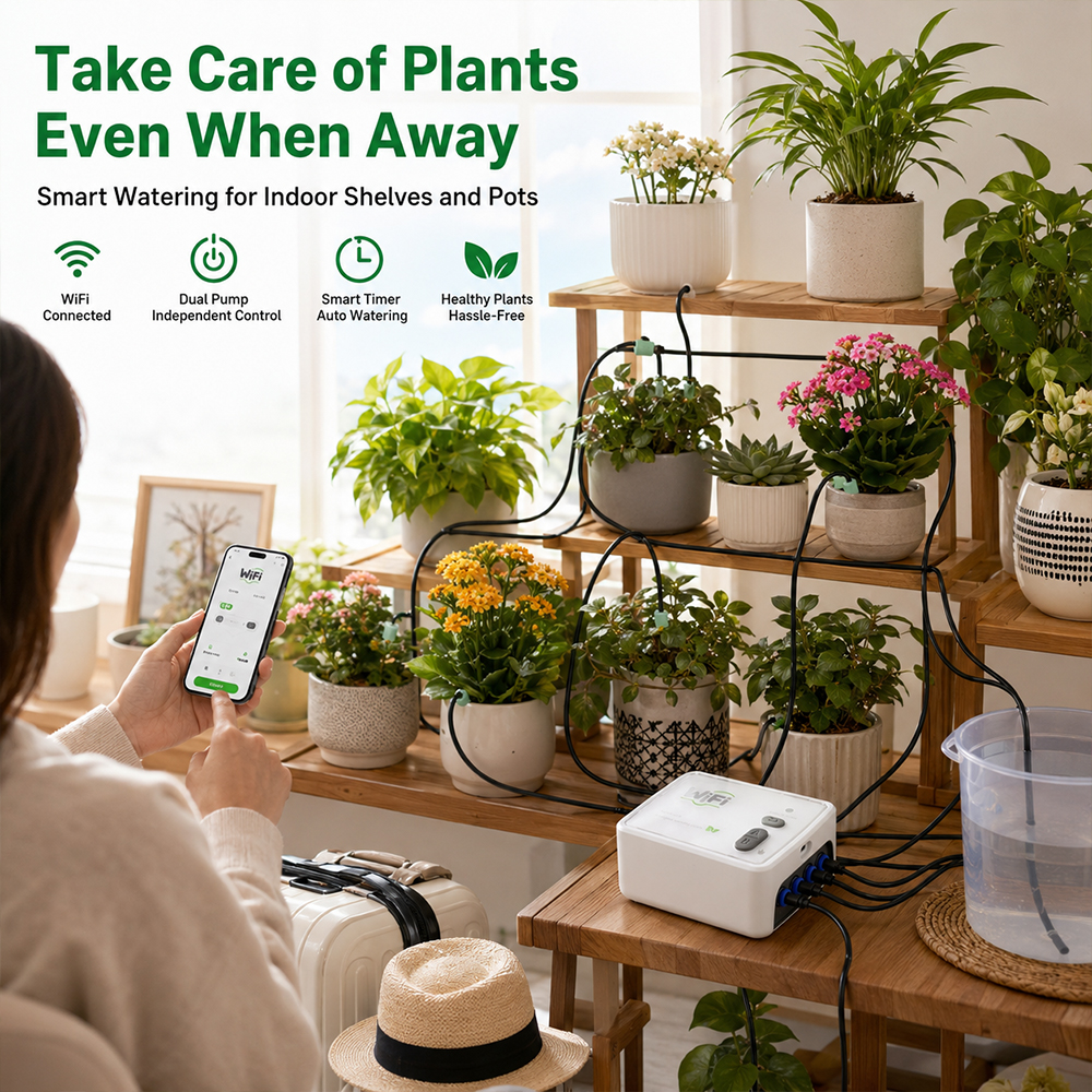 SIHAO WIFI Smart Dual Pump Aut – Smart Garden Usa Bewertung und Preis