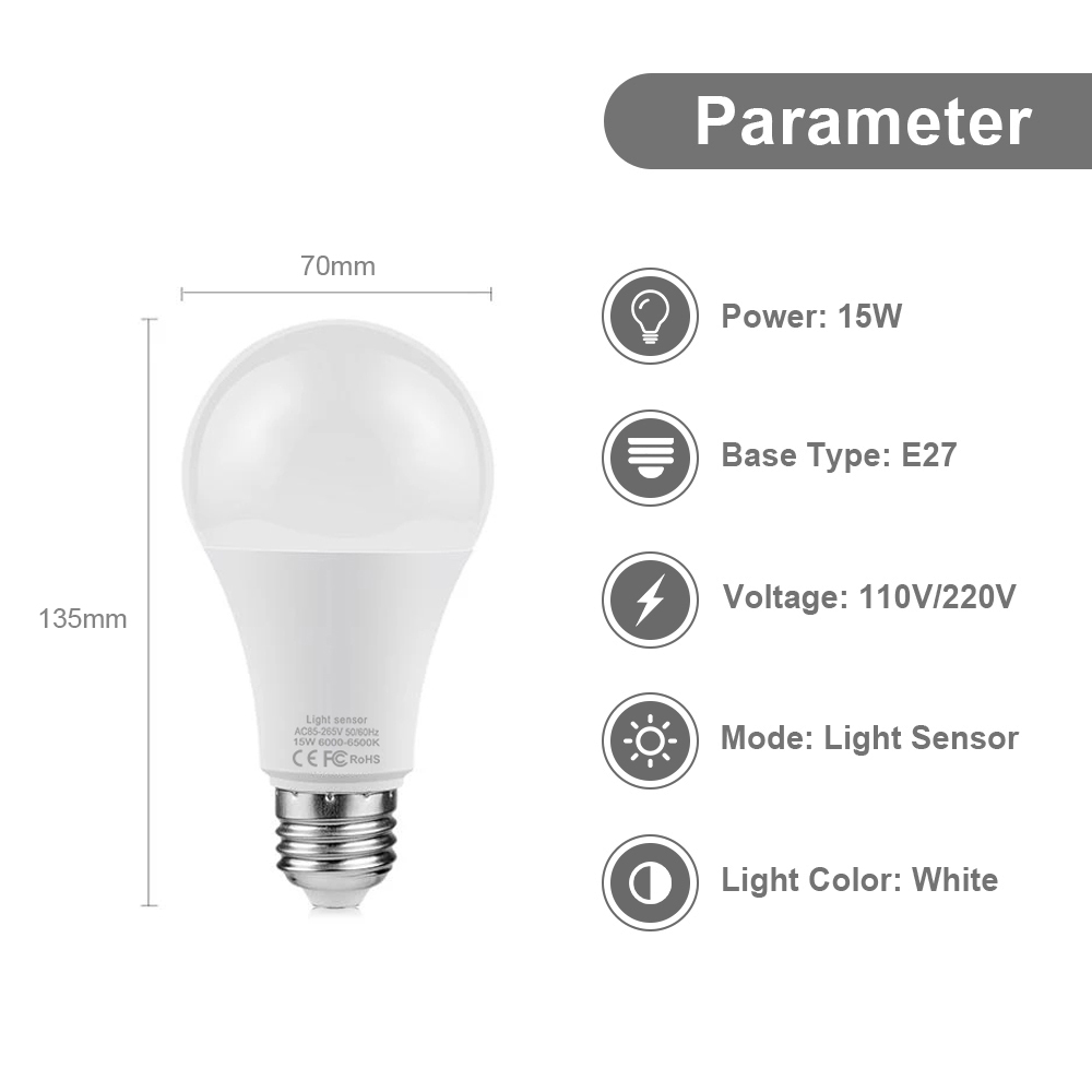 15W E27 LED Dusk to Dawn Night – Smart Garden Led Lights Bewertung und Preis