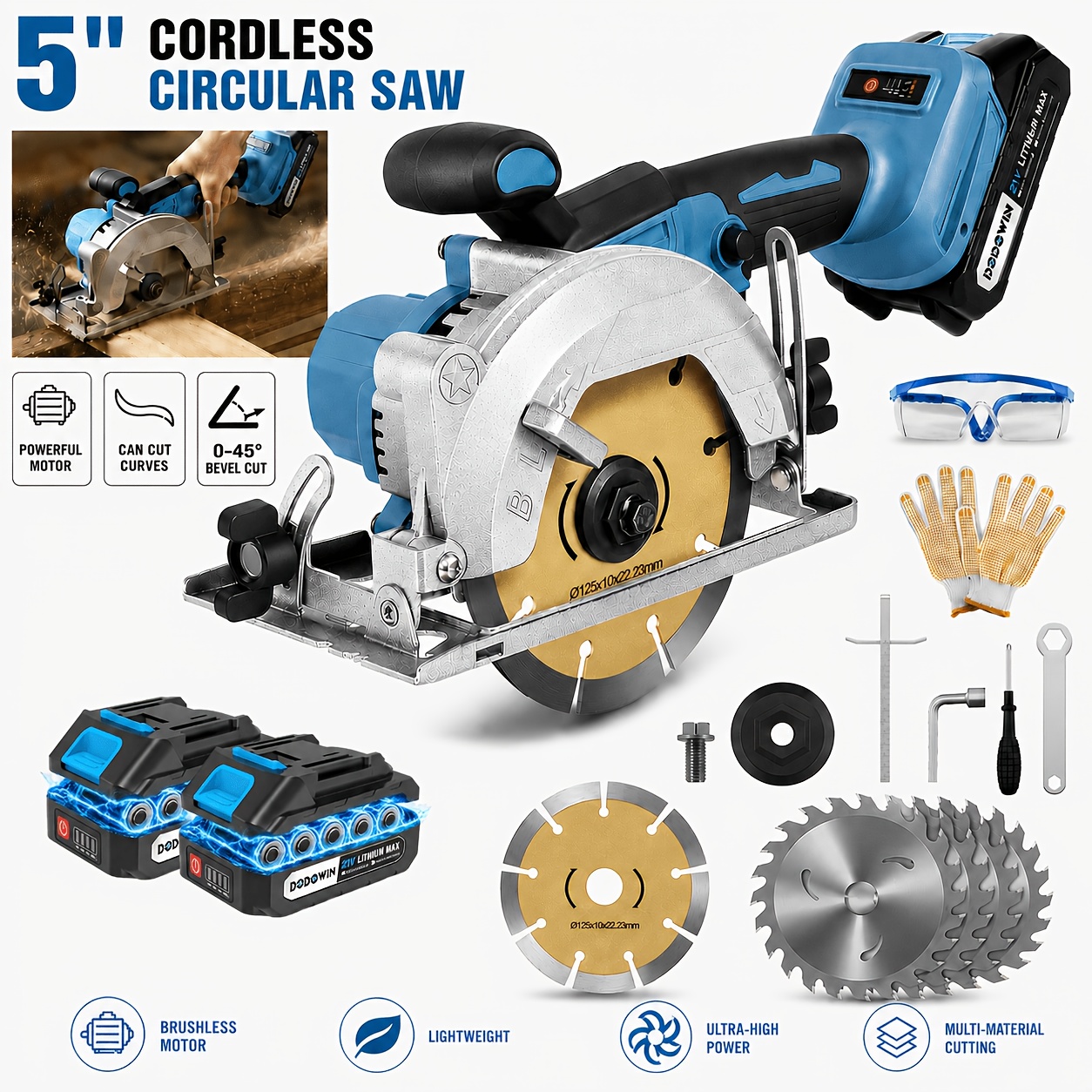Brushless Circular Saw Kit - 2 – Smart Garden Kit Bewertung und Preis