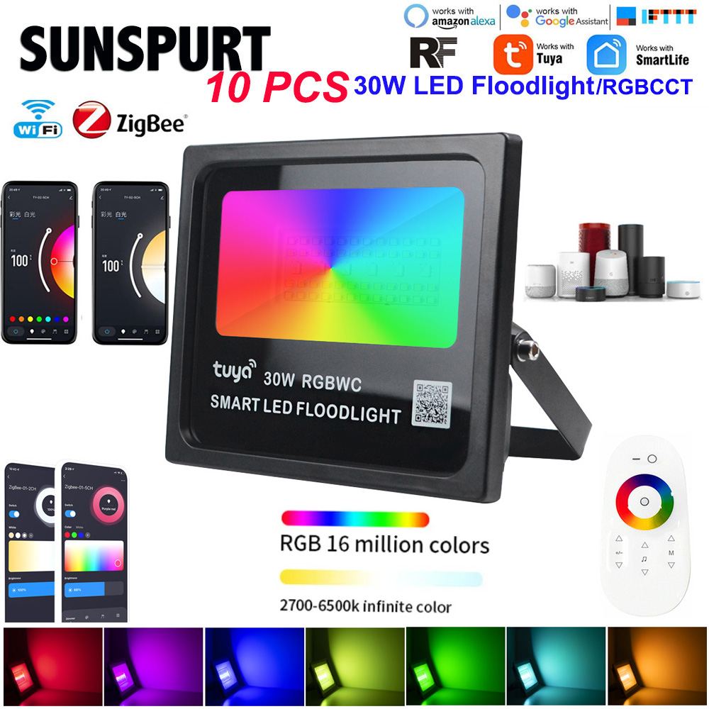 Tuya  ZIGBEE Smart Floodlight  – Smart Zigbee Garden Light Bewertung und Preis