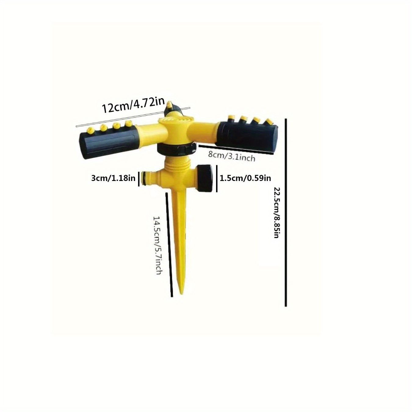 1pc 360° Automatic Rotating Sp – Smart Garden Sprinkler Bewertung und Preis