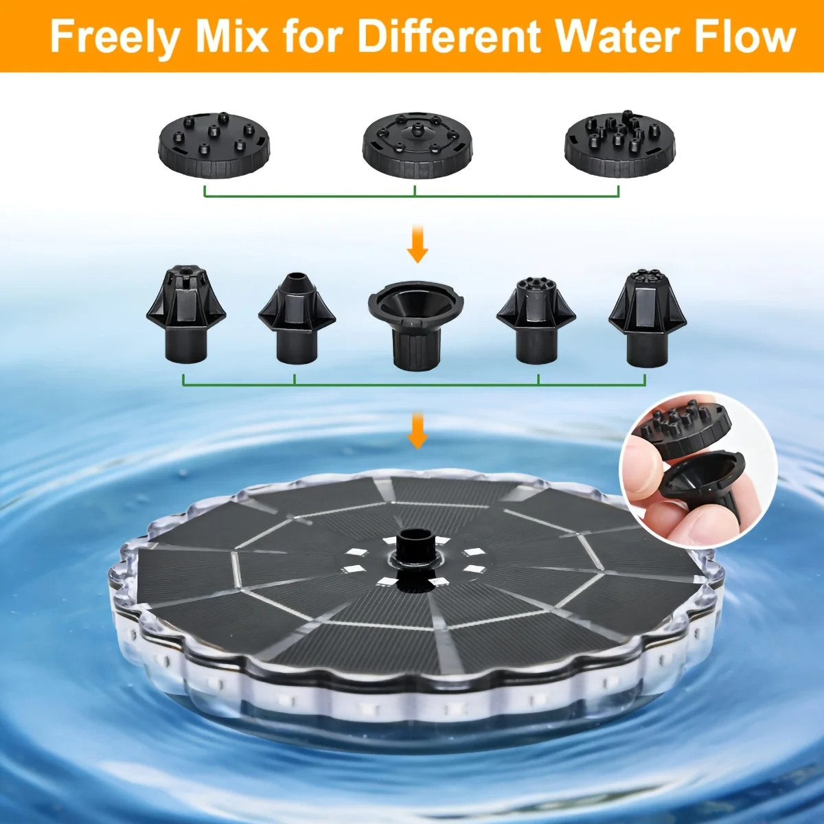 3.5W Outdoor Solar Fountain fo – Smart Zen Garden Bewertung und Preis