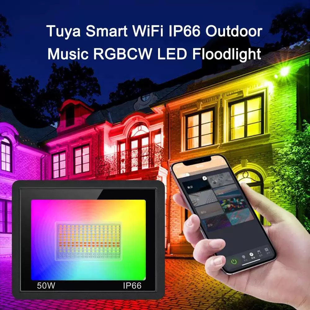 Tuya LED Smart Floodlight RGB  – Smart Zigbee Garden Light Bewertung und Preis