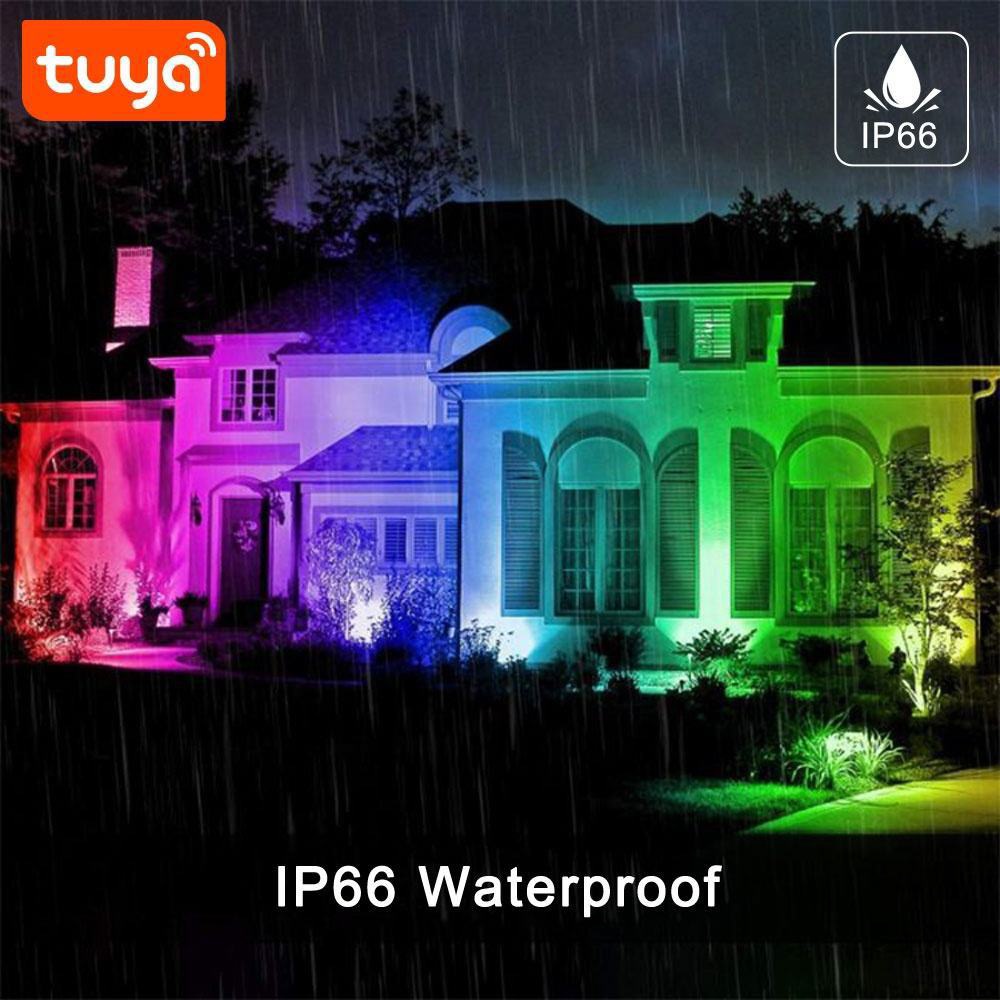 Tuya LED Smart Floodlight RGB  – Smart Zigbee Garden Light Bewertung und Preis