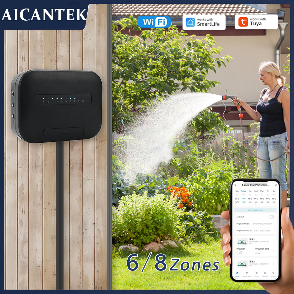 8 Zones Wifi Tuya Smart Garden – Smart Garden Sprinkler Bewertung und Preis
