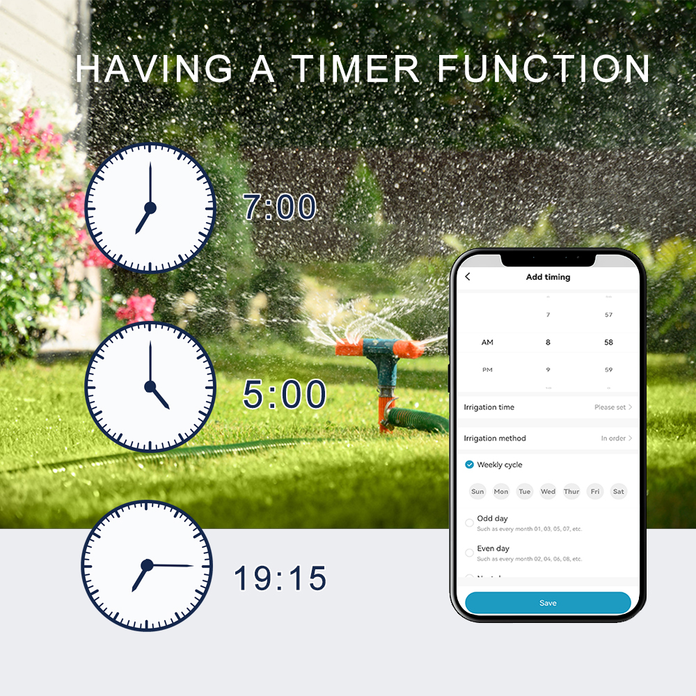 8 Zones Wifi Tuya Smart Garden – Smart Garden Sprinkler Bewertung und Preis