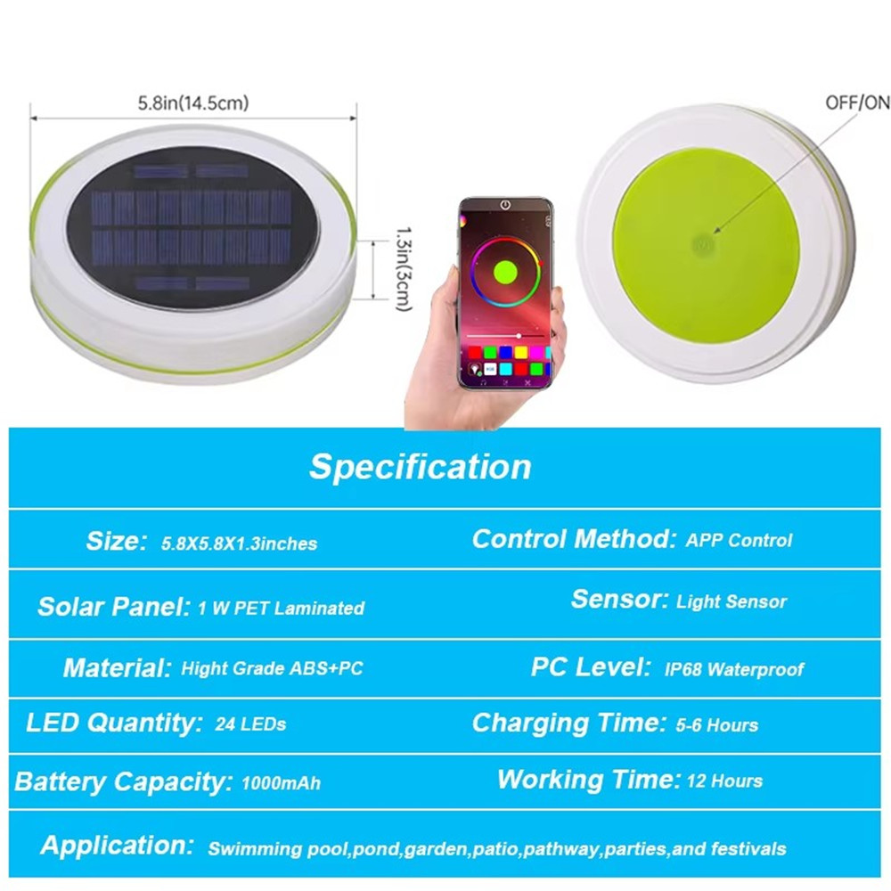 Solar LED Water Float Light Ou – Smart Garden Led Lights Bewertung und Preis