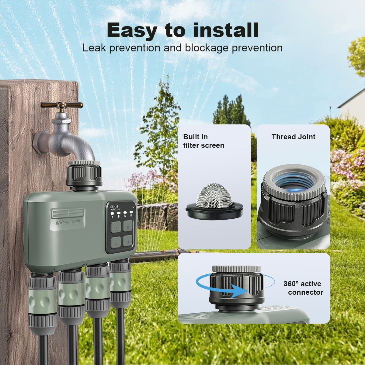 4 Outlet Programmable Water Ti – Smart Garden Kit Bewertung und Preis