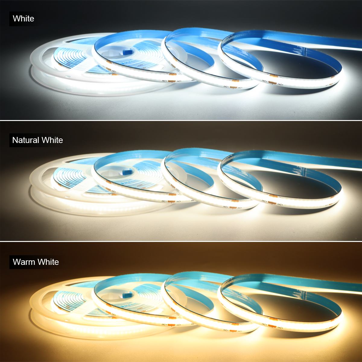 3M 5M 10M 24V COB LED Strip Li – Smart Garden Led Lights Bewertung und Preis