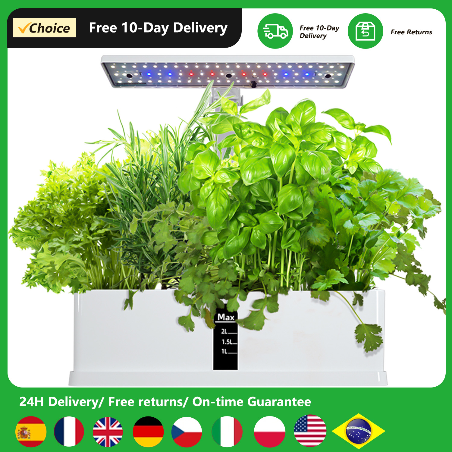 Smart Hydroponics Growing Syst – Smart Garden Led Lights Bewertung und Preis