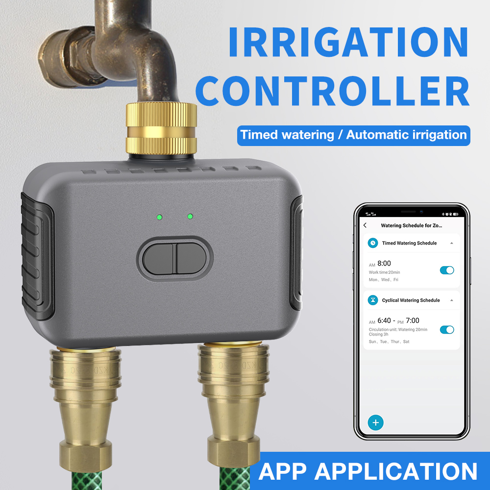 Tuya 2 Zone Watering Timer Gar – Smart Garden Sprinkler Bewertung und Preis